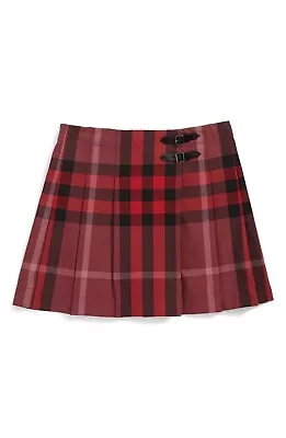 £104.39 • Buy NWT 100% AUTH Burberry Kids Girls' Sonja Check Kilt Skirt 6Y $185 