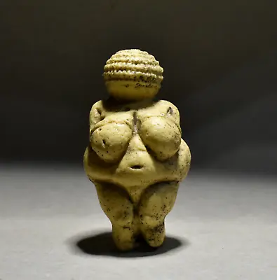 VENUS OF WILLENDORF Modern Carving Reproduction Of Ancient Paleolithic Artifact • $30