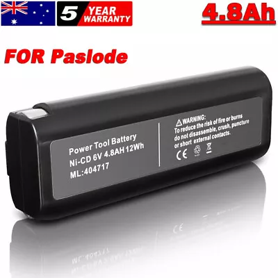 For Paslode 404717 B20544E 900600 902200 IM350A IM250 4800mAh 6V Ni-MH Battery • $25.98