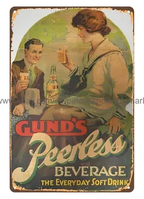 1910s Bar Pub Beer Beverage Bar Table Diner Metal Tin Sign Decoration • $18.98