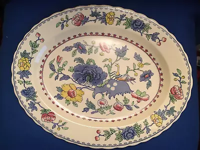 Masons Ironstone - Regency Pattern C4475  Large Oval Plate 13.5  X 11  • £29.50