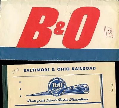 1967 Baltimore & Ohio Railroad Passenger Ticket + Jacket Martinsville WV Chicago • $15.50