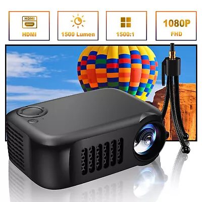 Portable Projector FHD 1080P Home Cinema Mini Movie Theater Multimedia Beamer • $33.69