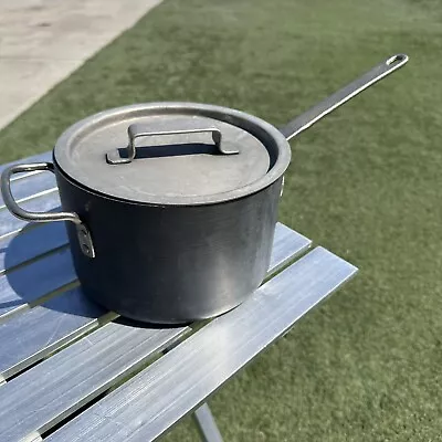 Vintage Calphalon Commercial Anodized Aluminum 4 1/2 Qt Pot Pan W/Lid • $39.99