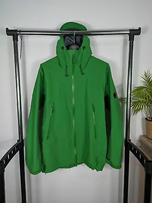 MAMMUT GORE-TEX PRO Mens Green Jacket Size LARGE • £79