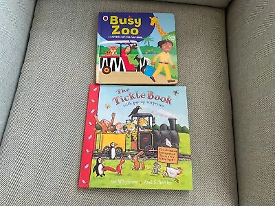 Ladybird Lift-the-flap Book: Busy Zoo + The Tickle Book • £0.99