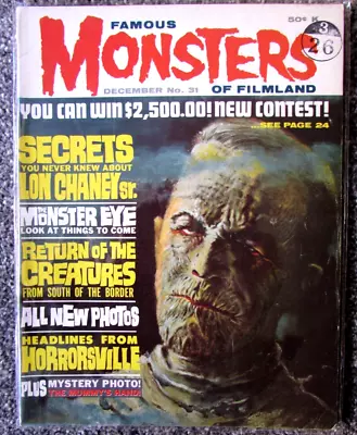 Famous Monsters Of Filmland #31 Fine Condition Warren Magazine • £19.99