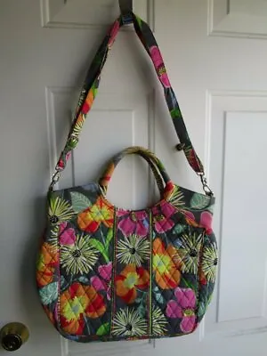 Vera Bradley Jazzy Blooms Retired Pattern Shoulder Tote Bag Purse EUC • $24.99