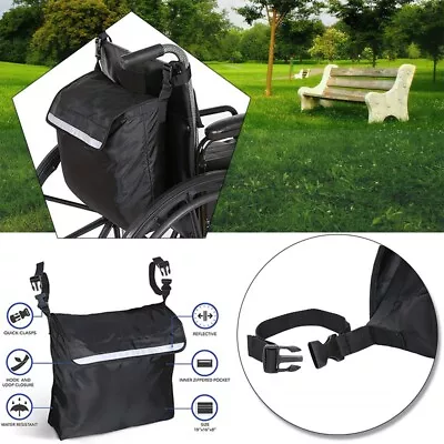 Wheelchair Shopping Mobility Hanging Storage Bags Scooter Walker Accessories • $16.49