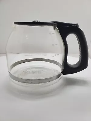 Mr. Coffee 12 Cup Carafe Glass Replacement Decanter Pot Black Handle & Lid  • $17.49