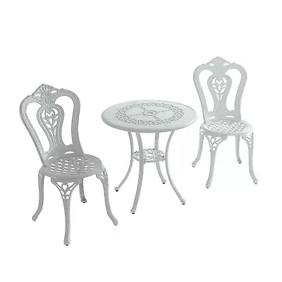 Mondawe Outdoor Cast Aluminum 24  Patio Furniture Bistro Set Load Capacity 170lb • $262.54