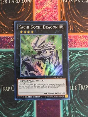 Yu-Gi-Oh! Kachi Kochi Dragon MACR-ENSE1 Limited Super Rare NM  • $2.10