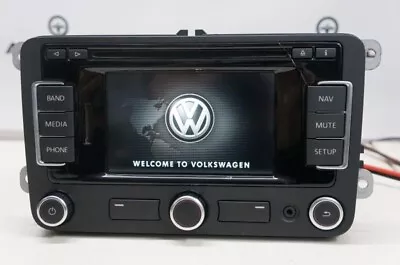 2012-2017 Volkswagen Jetta Golf AM FM Radio Navigation CD Player 1K0 035 274D • $127.78