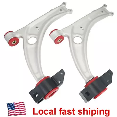 Front Lower Control Arm With Poly Bushing For VW Golf R MK5 MK6 Jetta Aluminum • $151.98