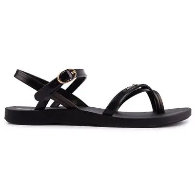 IPANEMA Womens Fashion Strap Slides Sandals Black • £20.49