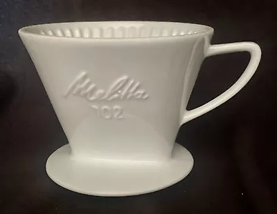 102 Melitta Pour Over Coffee Maker Ceramic 3-Hole Vintage • $19.99