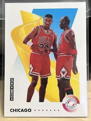 1992 Skybox Michael Jordan Scottie Pippen #462 Chicago Bulls • $0.99