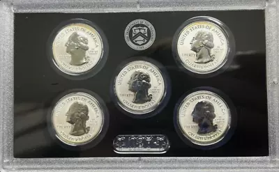 2018 S San Francisco Silver Reverse Proof Quarter Set NO BOX & COA 5 Coins • £48.16