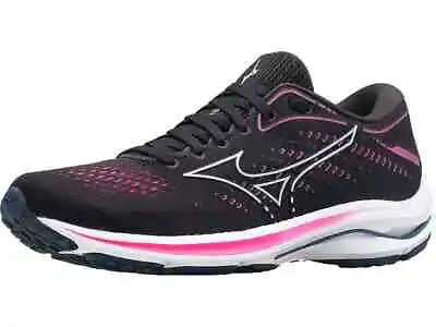 Mizuno Women's Wave Rider 25 Running Shoes Black 7 B Medium US • $64.99