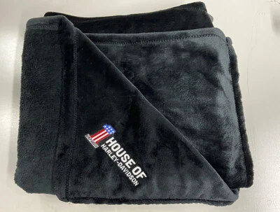 $49.99 • Buy House Of Harley-Davidson Black 50 X 60 In Micro-Fleece Luxury Blanket 8721-BLACK
