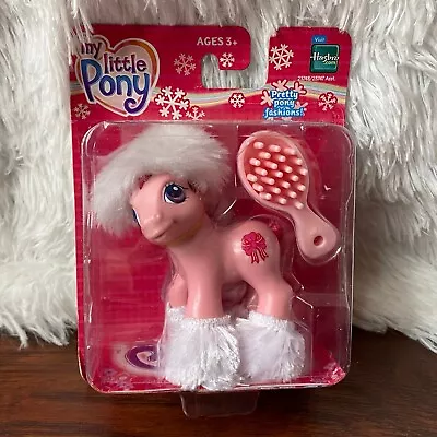 BABY RIBBONS AND BOWS - 2005 Meijer Exclusive G3 My Little Pony MIB Winter MOC • $150