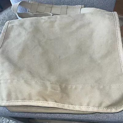 Vintage Banana Republic Israeli Military Troops Messenger Canvas Bag With Strap • $14.99