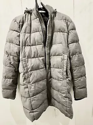 Zara Men's Medium Parka Jacket Gray • $35