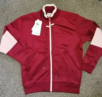 Womens Lacoste Tracksuit Top Size M Ptp 22 Inches Bnwt RRP £190 Sport Casual  • £64.99