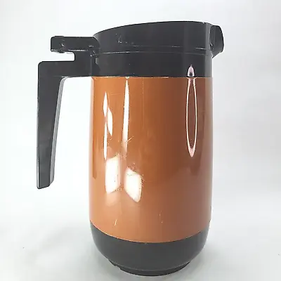 Rubbermaid  Coffee Carafe Commercial VTG Pitcher Pot Serveware Hot Cold Brown • $5