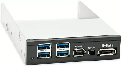 $39.99 • Buy IO Crest USB 3.0, Firewire, And ESATA Multi I/O Front Panel (SY-HUB50041)