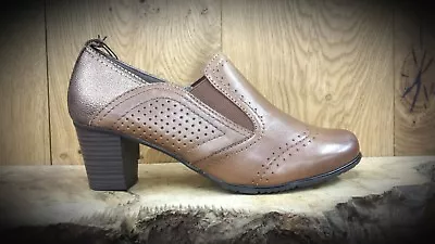 £19 • Buy JANA // 7969 // Ladies Cognac Comfort Shoes // REDUCED Was £70.00