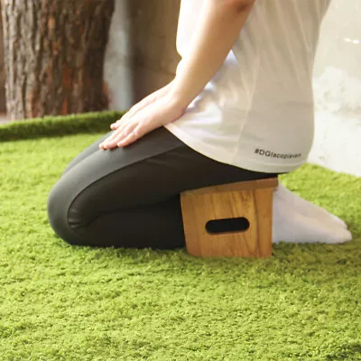 PortableHandmade Eco-Friendly Wooden Ergonomic Seiza Yoga Meditation Bench • $49.99