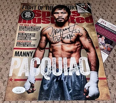 Manny Pacquiao Signed Sports Illustrated Autograph Jsa Si Magazine Boxing • $254.99