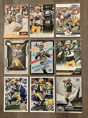 Aaron Rodgers 9 Card Lot. Assorted Early Career Player & Insert Cards GB Packers • $3