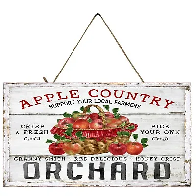 Apple Country Orchard Printed Handmade Sign • $15.98
