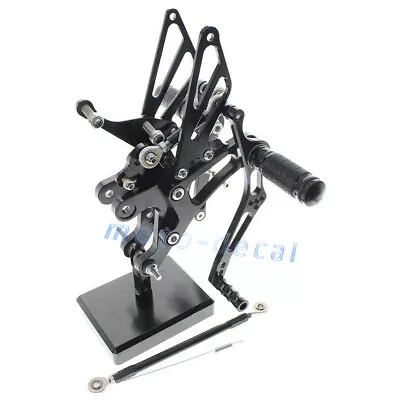 CNC Rearset Footrest For 1998-2003 YZF-R1 YZF R1 Foot Peg Rear Set Pedals Black • $115.13