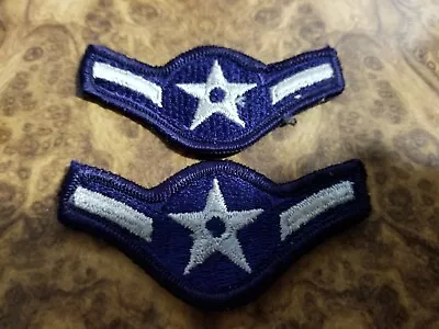 United States Air Force Airman Amn Rank Patch Insignia E-2 E2 Blue USAF USA U.S. • $3.95