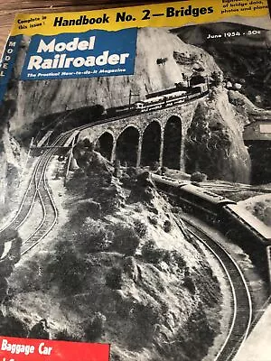 Model Railroader Magazine Volume 21 No. 6 June 1954. • $6.47