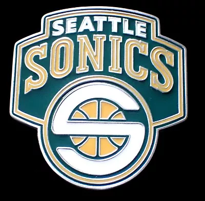 Vintage 2005 Seattle Supersonics Belt Buckle Great American Products • $15.95