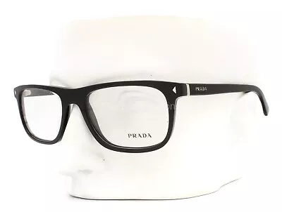 Prada VPR 03R 1AB-1O1 Eyeglasses Glasses Polished Black 53-18-145 • $80