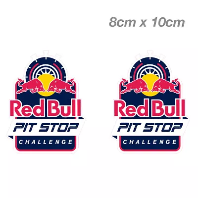 RED BULL Pit Stop Logo JDM Laptop  Car  Vinyl  Sticker  • $6.85