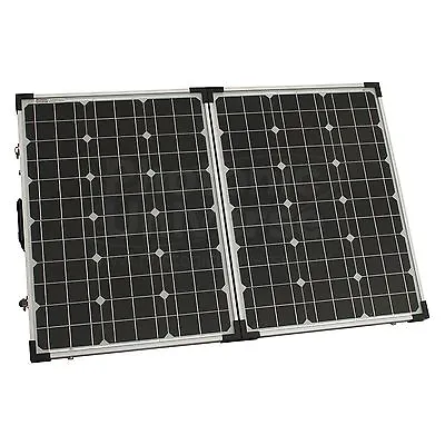 £199.99 • Buy 100W (50W+50W) 12V/24V Folding Solar Panel Without A Solar Charge Controller 