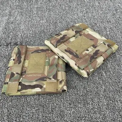 Tactical MOLLE Side Plate Pouch Set 6x 6 Plate Skeletal Cummerbund Elastic Bag • $41.73