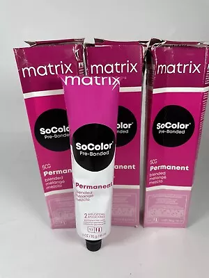 3 Matrix SOCOLOR Blended Collection Permanent Cream 5CG MEDIUM BROWN COPPER GOLD • $29.74