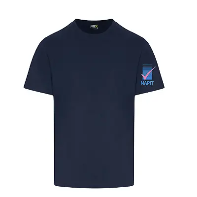 £7.99 • Buy Stock Clearance Napit T- Shirt - Navy Logo Embroiredered On Left Sleeve. XL