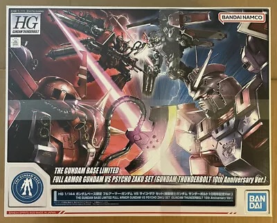 HG 1/144 Full Armor Gundam Vs Psycho Zaku Thunderbolt 10th Anniversary Base Excl • $165