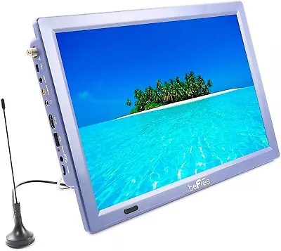$82.94 • Buy BeFree BLUE 14  Portable Widescreen LED TV W/ Remote HDMI SD AV USB Rechargeable