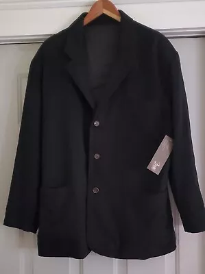 Gorgeous Forte Cashmere 100% Cashmere Blazer Car Coat Black - NEW • $275