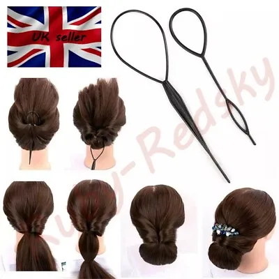 Topsy Tail Hair Braid Ponytail Braid Maker Hair Styling Accessories EasyUse Tool • £1.99