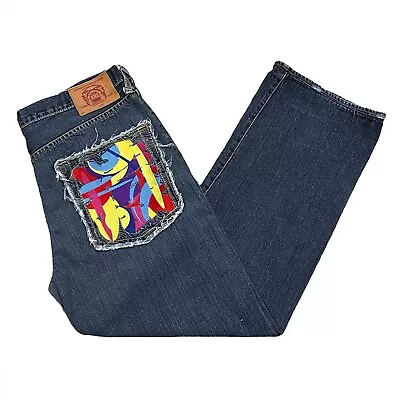 RMC Martin Ksohoh Red Monkey Co. Embroidered Raw Demim Selvedge Jeans 36 • $47.36